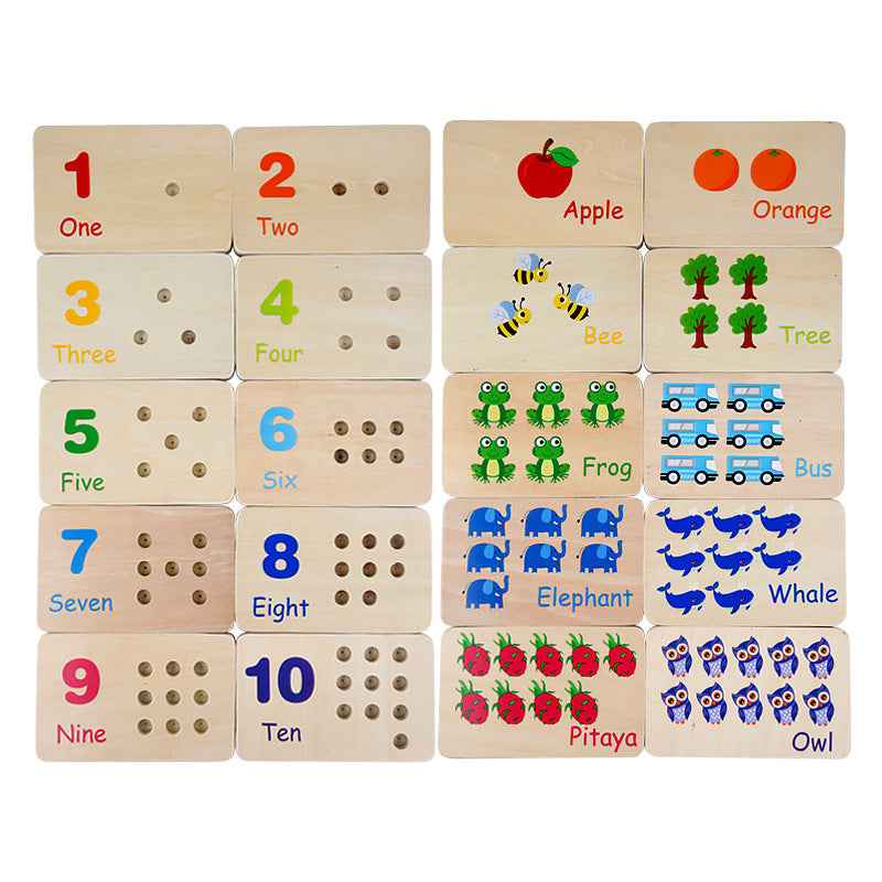 montessori-math-learning-board-Montessori Educational Toy