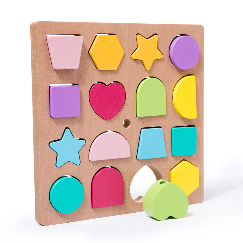 montessori-bead-threading-puzzle-Montessori Educational Toy