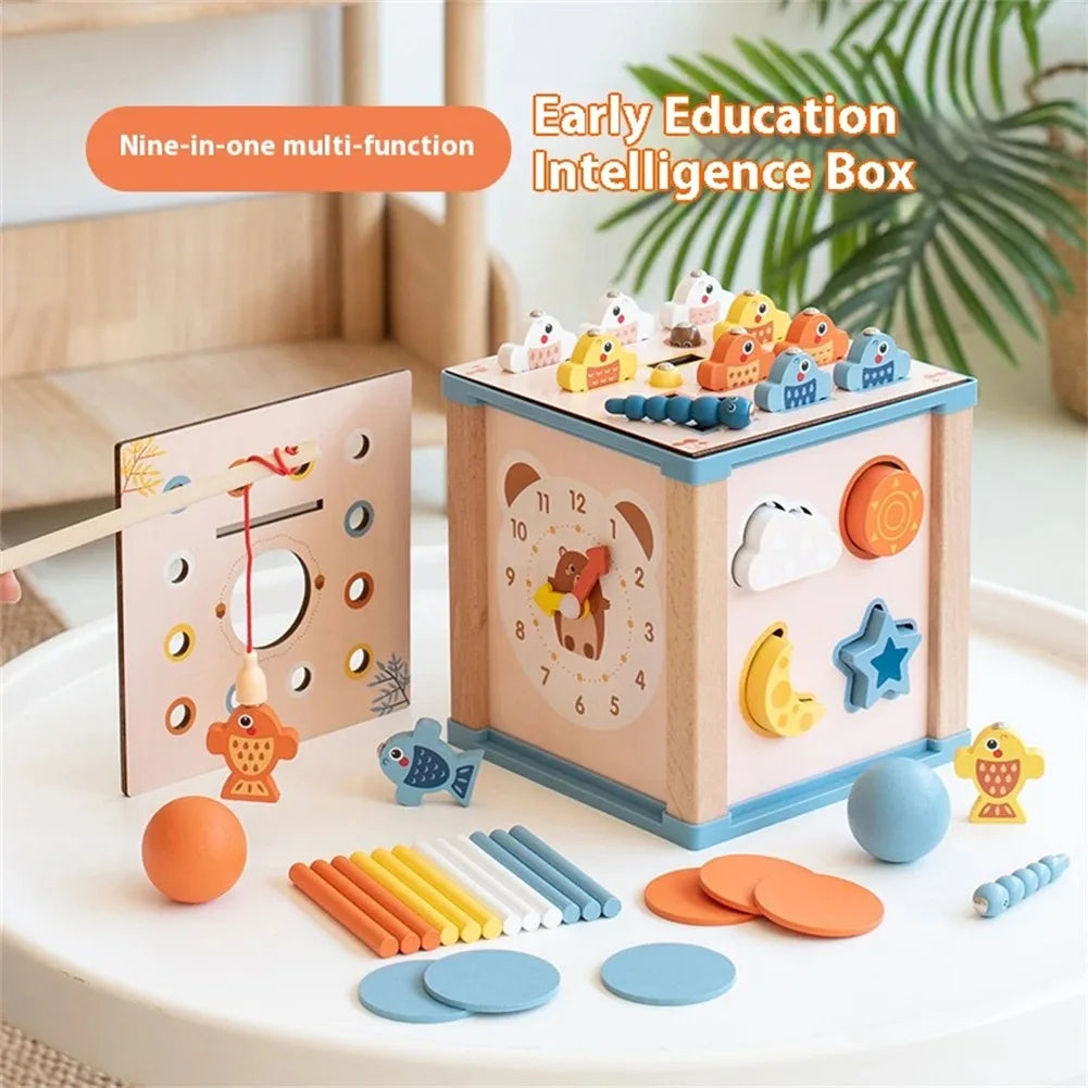 montessori-busy-box-Montessori Educational Toy