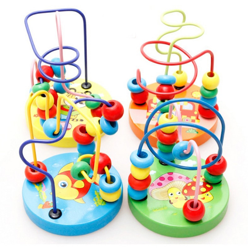 montessori-animal-bead-rattle-Montessori Educational Toy