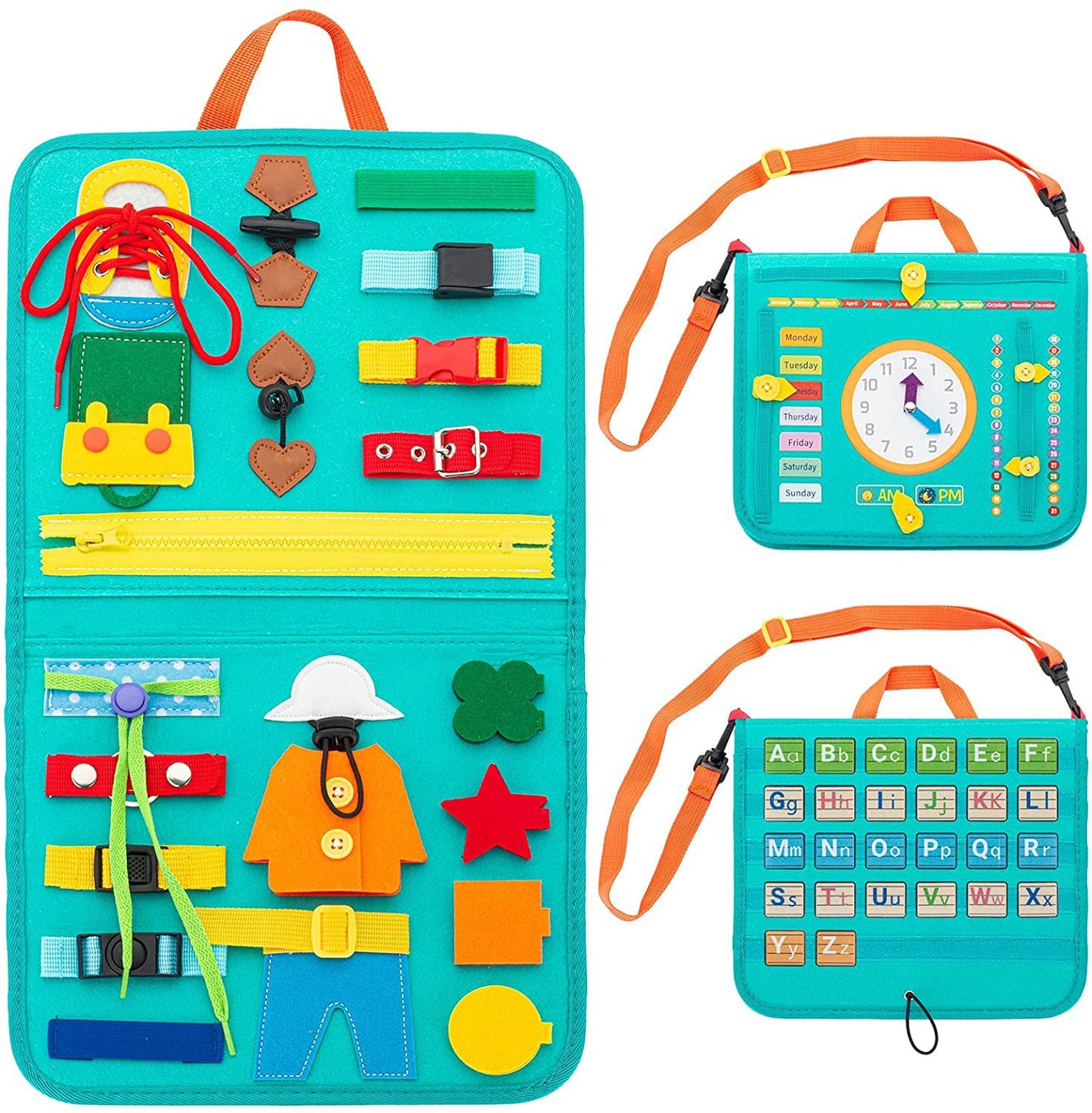 montessori-dressing-busy-board-Montessori Educational Toy