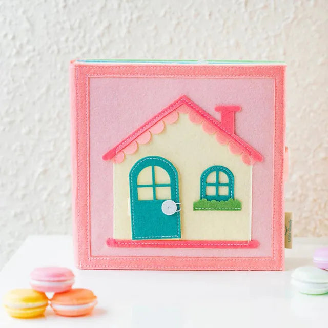 montessori-farm-quiet-book-Montessori Educational Toy