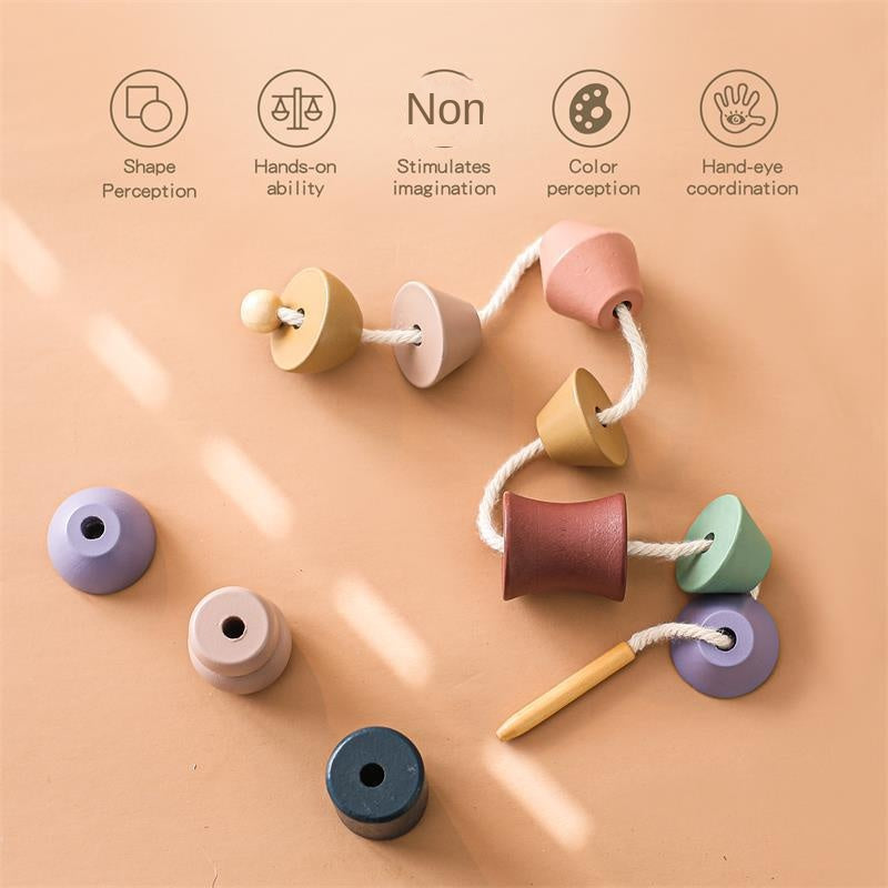 montessori-animal-lacing-beads-Montessori Educational Toy