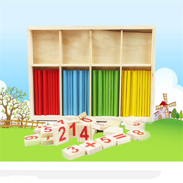 montessori-counting-sticks-Montessori Educational Toy