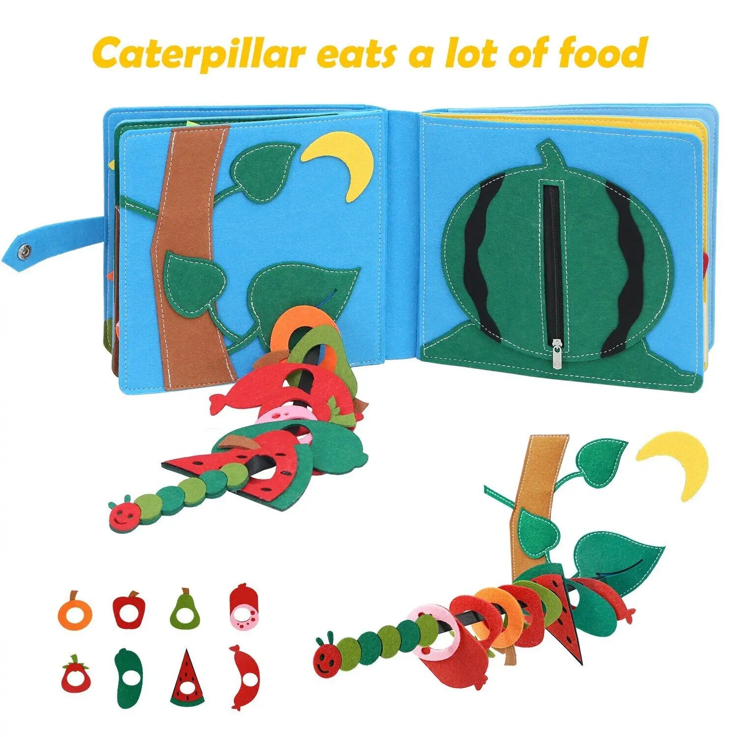 montessori-farm-quiet-book-Montessori Educational Toy