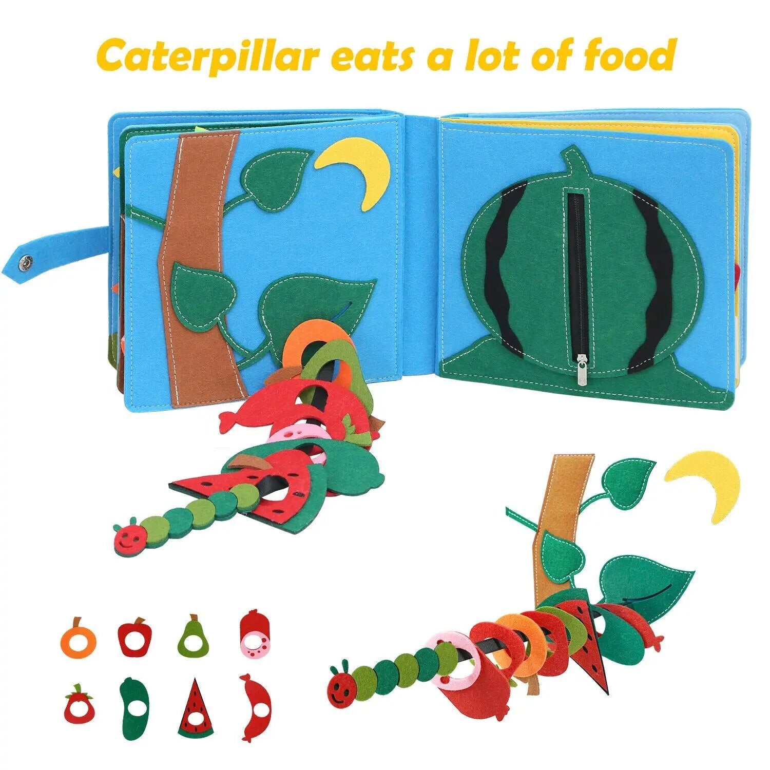montessori-farm-quiet-book-Montessori Educational Toy