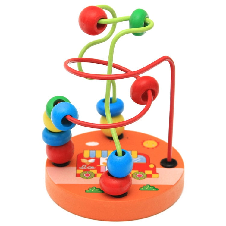 montessori-animal-bead-rattle-Montessori Educational Toy