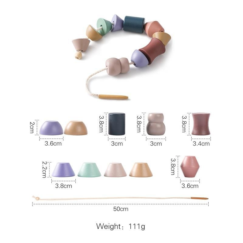 montessori-animal-lacing-beads-Montessori Educational Toy