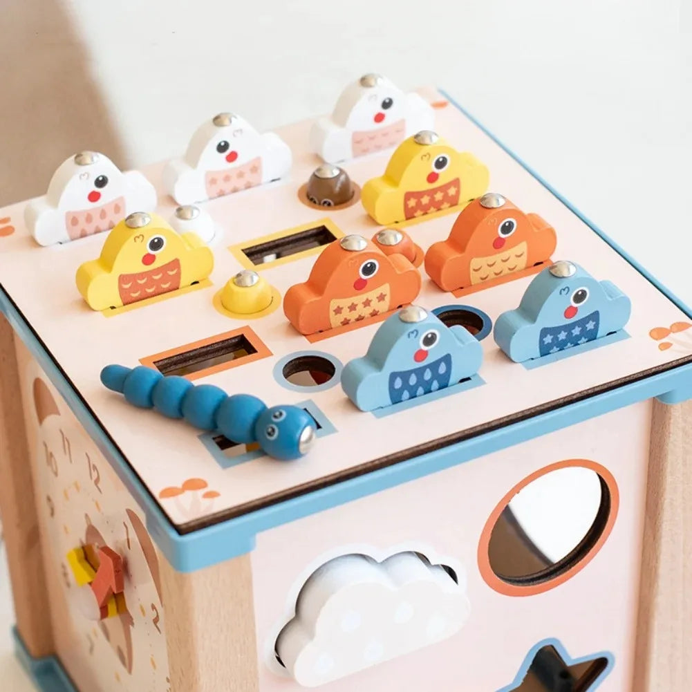 montessori-busy-box-Montessori Educational Toy