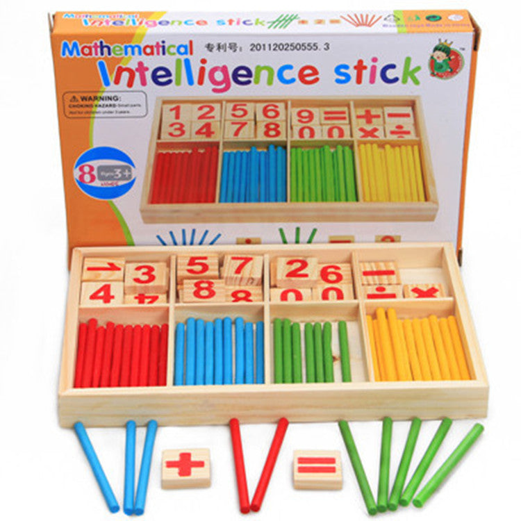 montessori-counting-sticks-Montessori Educational Toy