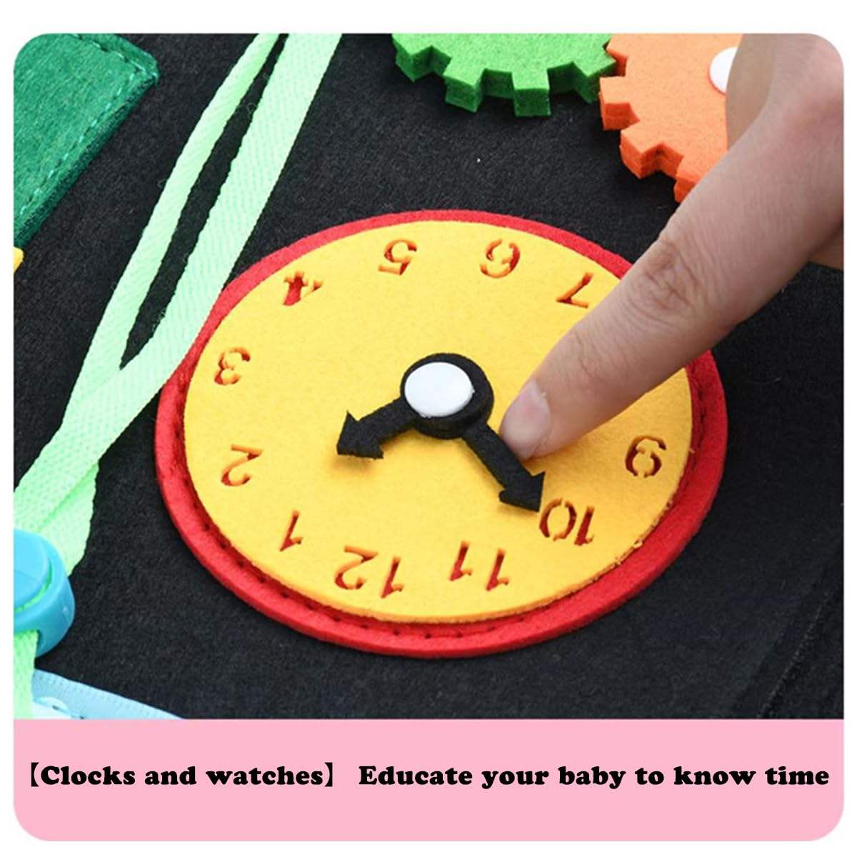 montessori-felt-learning-board-Montessori Educational Toy