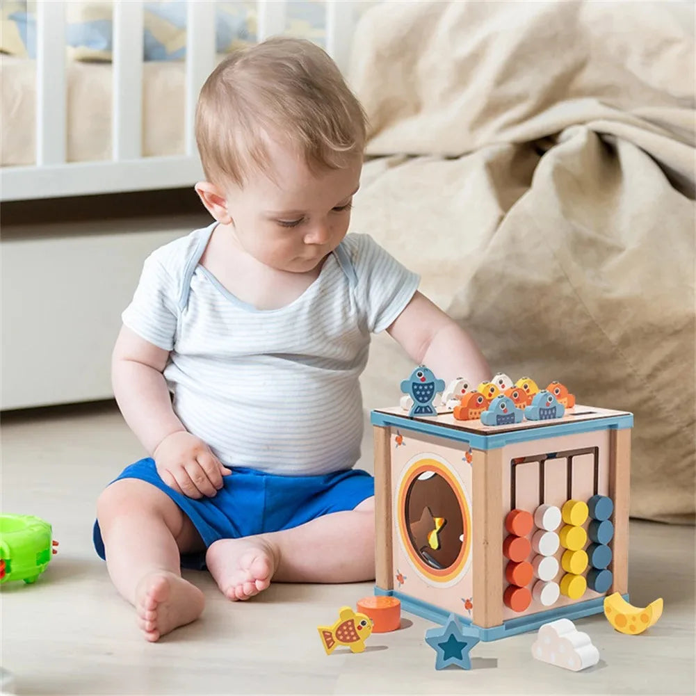 montessori-busy-box-Montessori Educational Toy