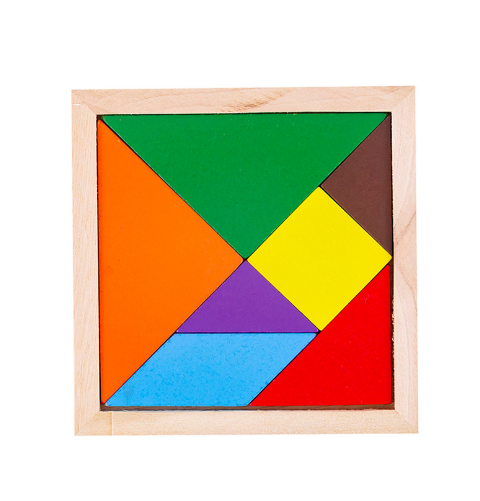 montessori-wooden-tangram-set-Montessori Educational Toy