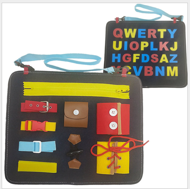 montessori-sensory-busy-board-Montessori Educational Toy