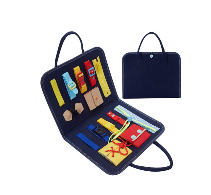 montessori-sensory-busy-board-Montessori Educational Toy