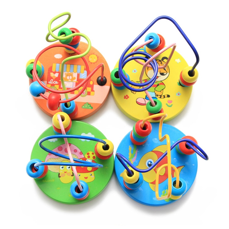 montessori-animal-bead-rattle-Montessori Educational Toy