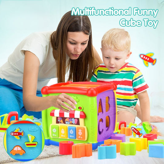 montessori-musical-learning-cube-Montessori Educational Toy