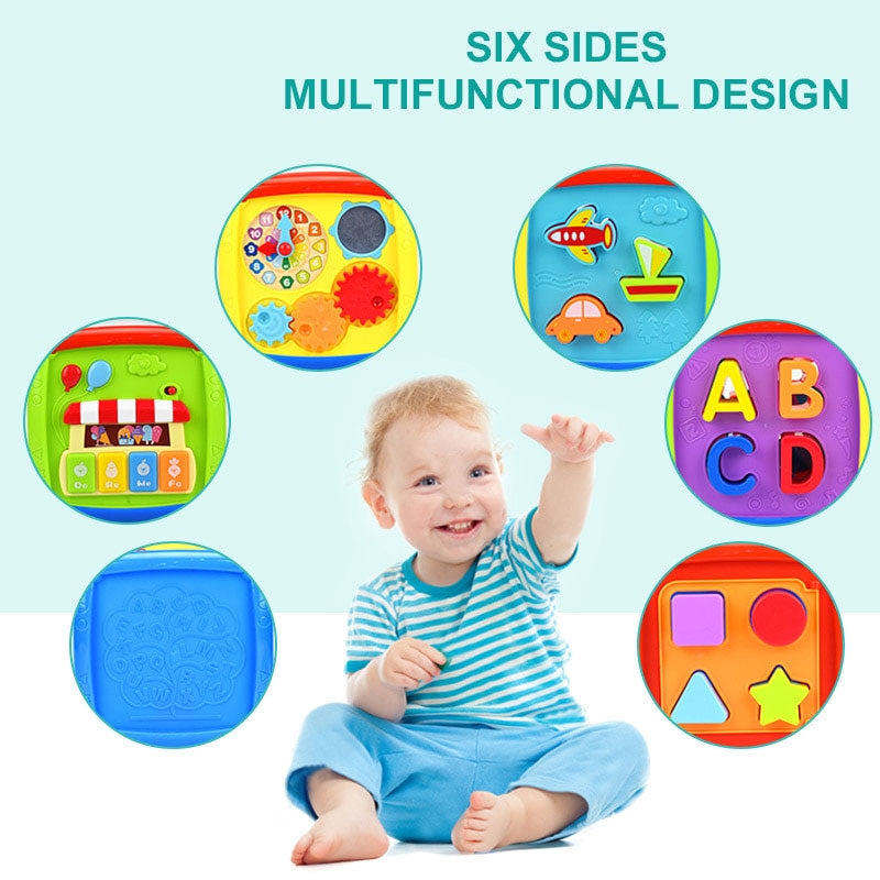 montessori-musical-learning-cube-Montessori Educational Toy