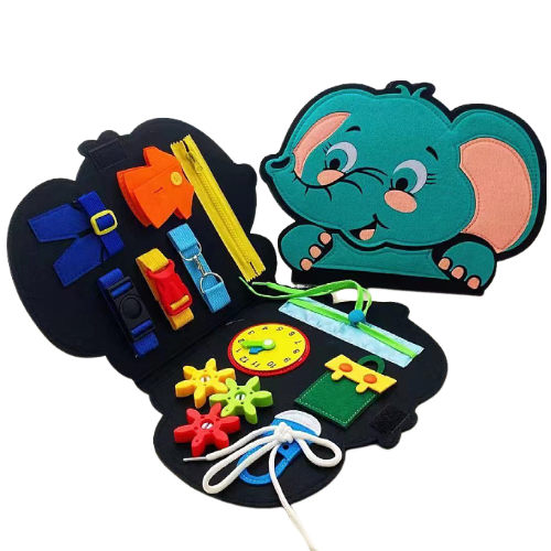 montessori-felt-learning-board-Montessori Educational Toy