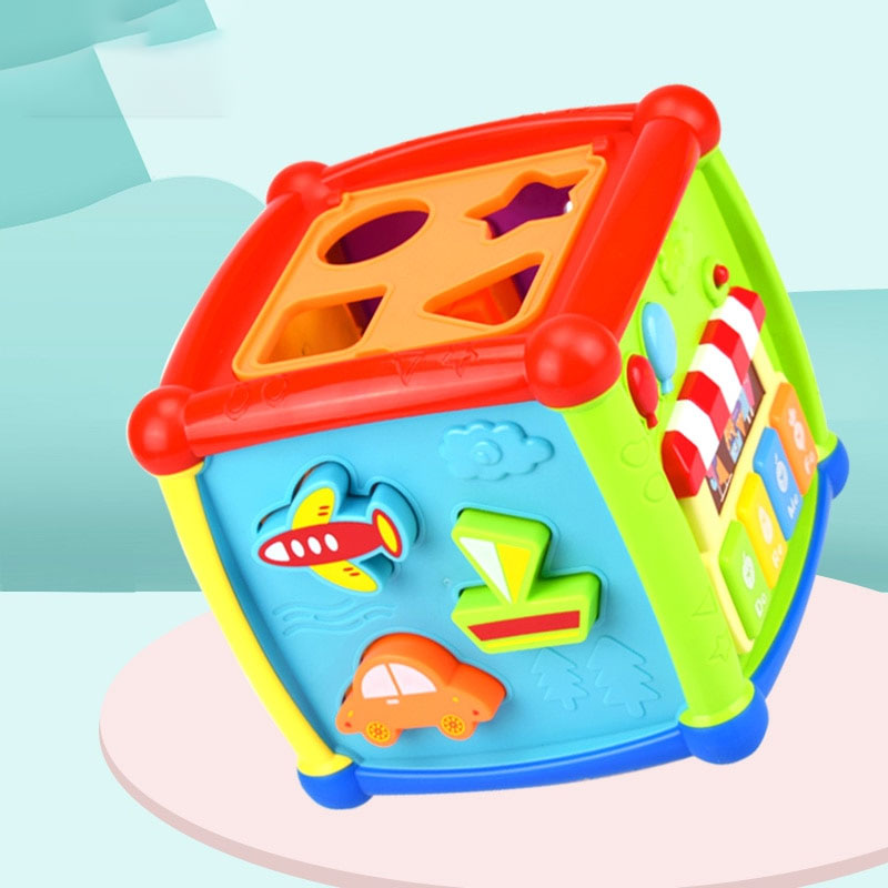 montessori-musical-learning-cube-Montessori Educational Toy